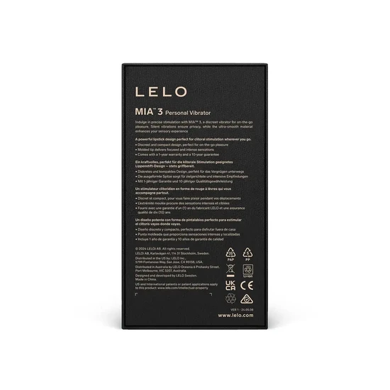 Lelo Mia 3 Clitoral Vibrator Deep Rose