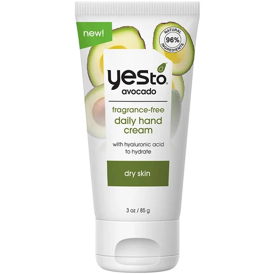 Yes To Avocado Fragrance Free Daily Hand Cream 85g