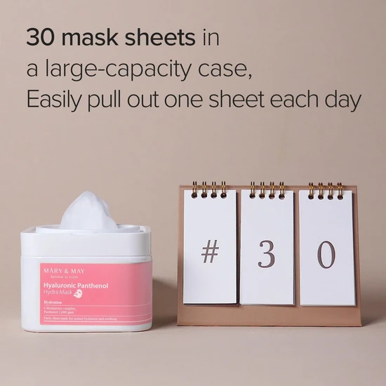 Mary & May Hyaluronic Panthenol Hydra Mask x30