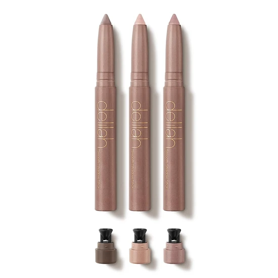delilah Smooth Shadow Stick Collection Stay The Day Rose Edition