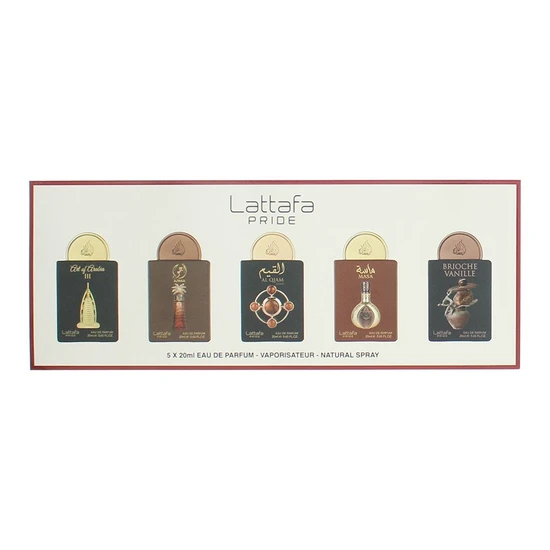 Lattafa Pride Collection No. 4 Eau De Parfum Gift Set 5 x 20ml