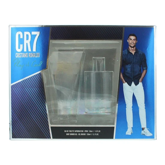 Cristiano Ronaldo CR7 Play It Cool Gift Set 30ml Eau De Toilette + 150ml Shower Gel