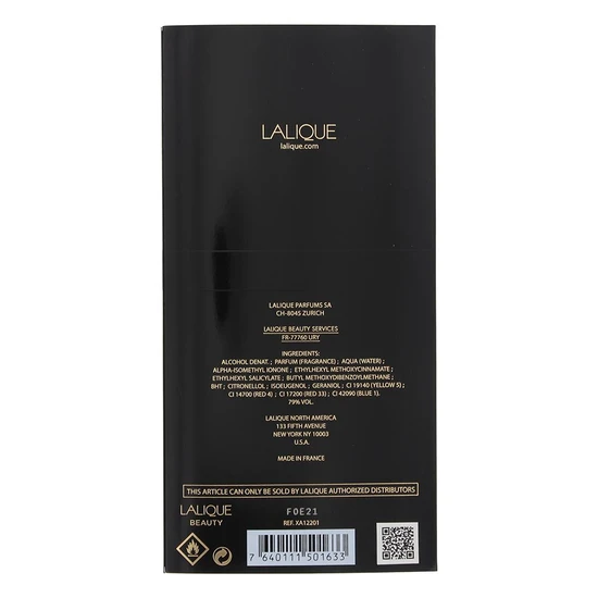 Lalique Noir Premier Rose Royale Eau De Parfum 100ml
