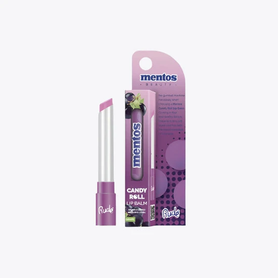 RUDE COSMETICS Mentos Candy Roll Lip Balm Citrus