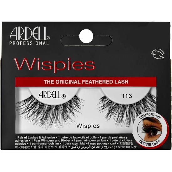 Ardell Wispies False Eyelashes 113 Black