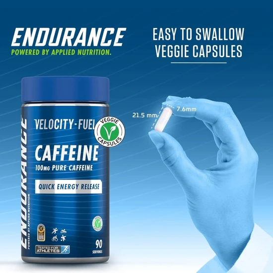 Applied Nutrition Endurance Caffeine 100mg Capsules 90 Capsules