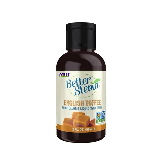 NOW Foods Better Stevia Liquid English Toffee 59ml