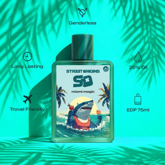 Street Origins Miami Magic Eau De Parfum 75ml