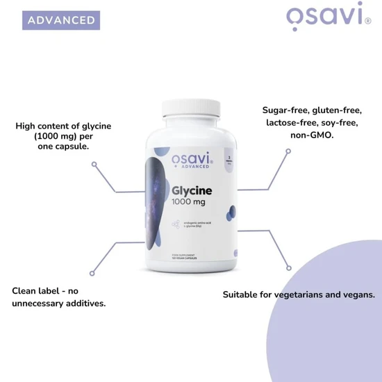 Osavi Glycine 1000mg Capsules 60 Capsules