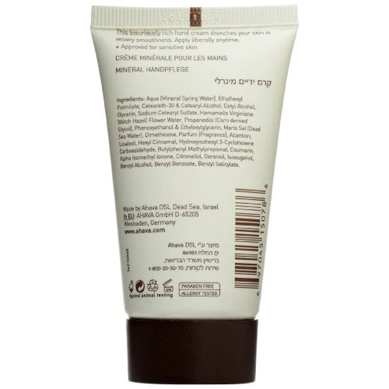 AHAVA Mineral Hand Cream 40ml
