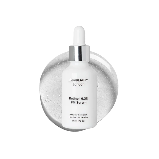 Real Beauty London Evening Retinol Face Serum 0.3% 30ml