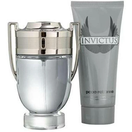 Paco Rabanne Invictus Gift Set 50ml Eau De Toilette + 100ml Shower Gel
