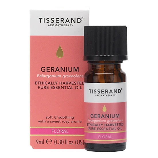 Tisserand Aromatherapy Pure Essential Oils Geranium Organic Essential Oil 9ml