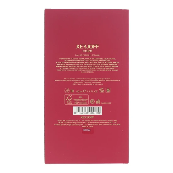 Xerjoff Coro Eau De Parfum 50ml