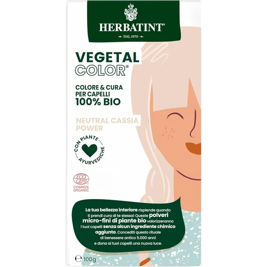 Herbatint Vegetal Organic Hair Colour Neutral Cassia Power 100g