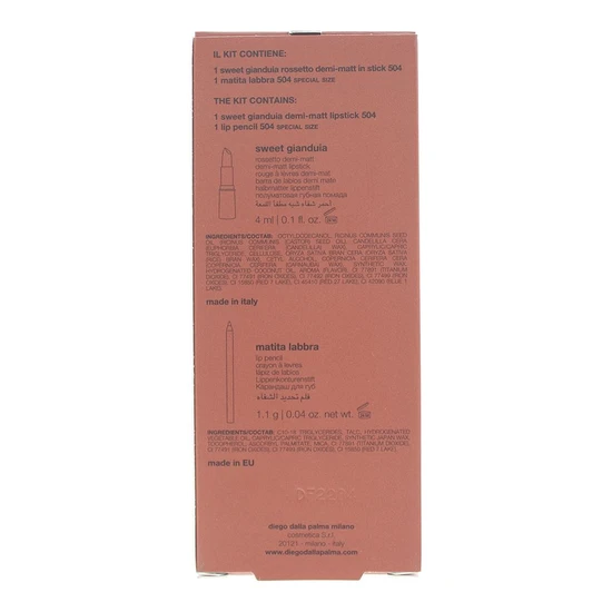 diego dalla palma Lip Contour Kit Lipstick + Lip Liner 504 Sweet Giandusa