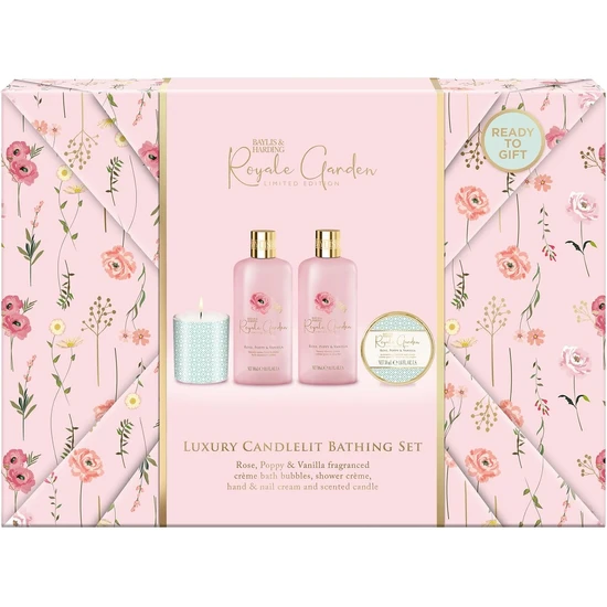 Baylis & Harding Royale Garden Candlelit Gift Set 3 x 35g Candles