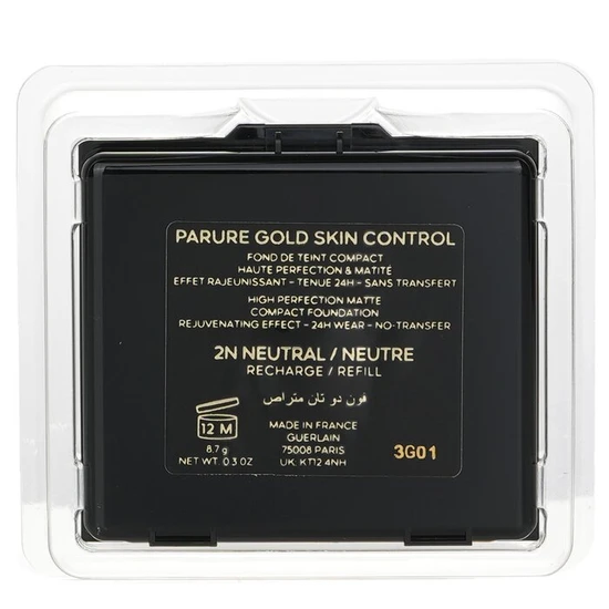 GUERLAIN Parure Gold Skin Control High Perfection Matte Compact Foundation 2N - Refill