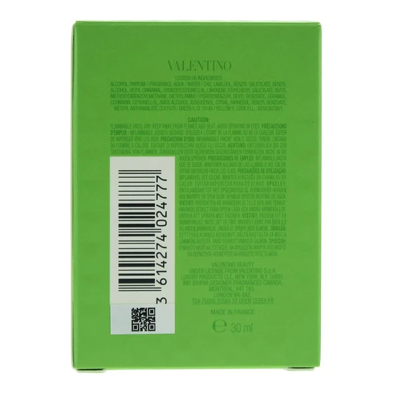 Valentino Donna Born In Roma Green Stravaganza Eau De Parfum 30ml