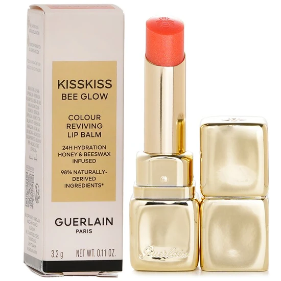 GUERLAIN KissKiss Bee Glow Lip Balm 389 Pearly Peach