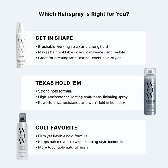 Color Wow Get In Shape 2-in-1 Working Flexible Hairspray 150ml