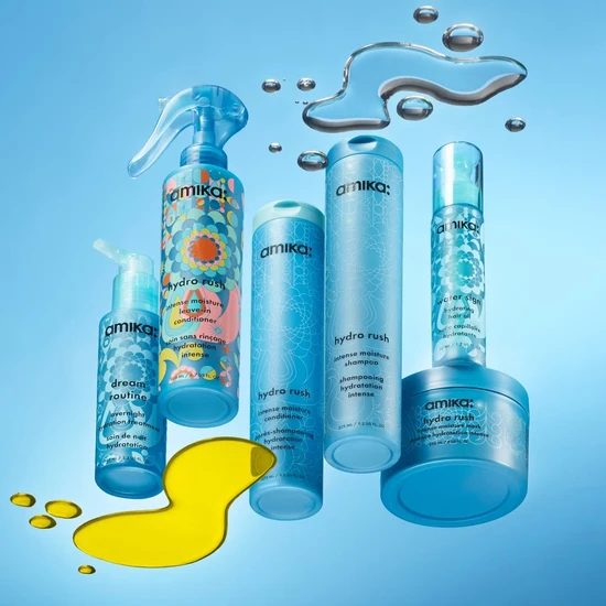 Amika Hydro Rush Intense Moisture Shampoo 275ml