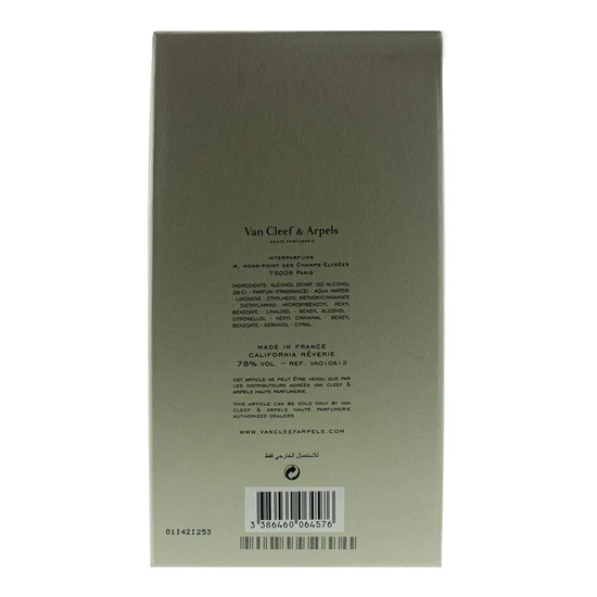 Van Cleef & Arpels Collection Extraordinaire California Reverie Eau De Parfum 75ml