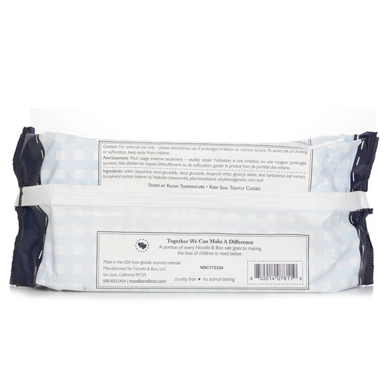 Noodle & Boo Ultimate Cleansing Cloths Fragrance Free For Face, Body & Bottom 72 cloths