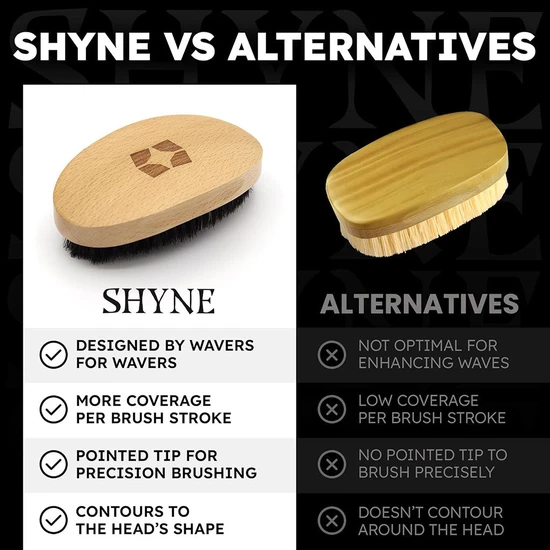 SHYNE Wave & Beard Soft Curved Hair Brush