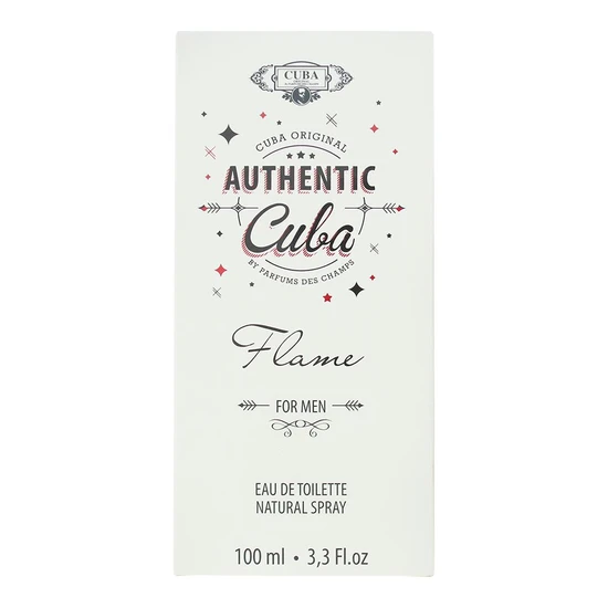Cuba Authentic Flame Man Eau De Toilette 100ml