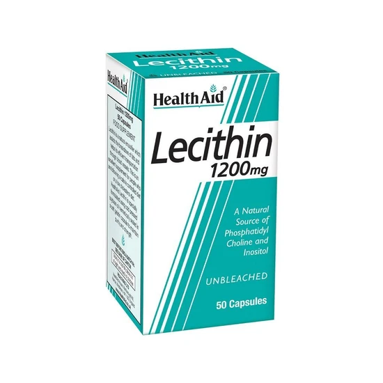 Health Aid Lecithin 1200mg Capsules 50 Capsules