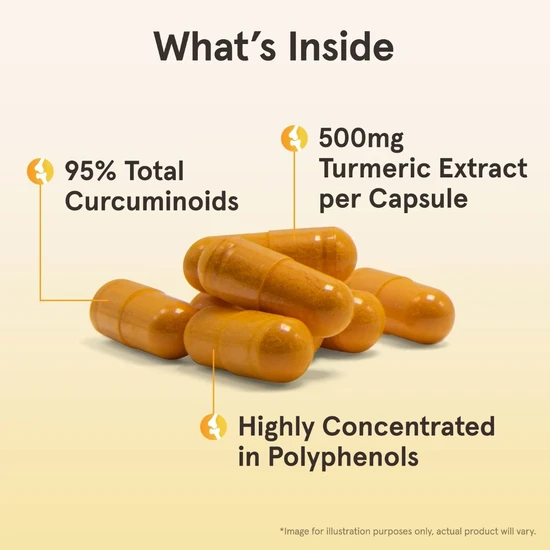 Jarrow Formulas Curcumin 95 500mg Vegicaps 60 Vegicaps