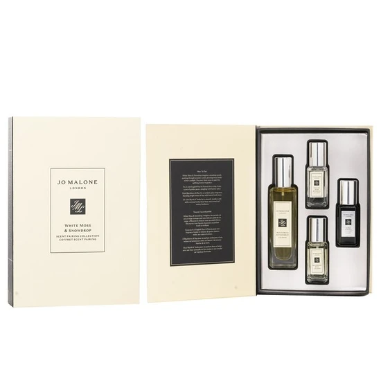 Jo Malone London White Moss & Snowdrop Scent Pairing Collection 4pcs