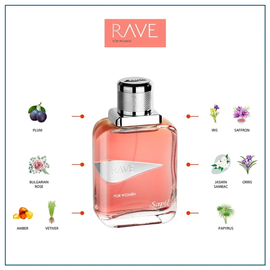 Sapil Rave Women Eau De Parfum 100ml