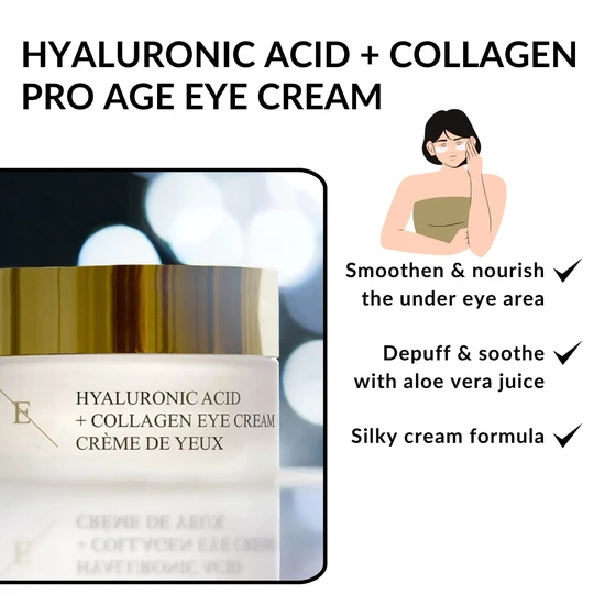 Erth Skin London Hyaluronic Acid + Collagen Pro-Age Eye Cream 30ml