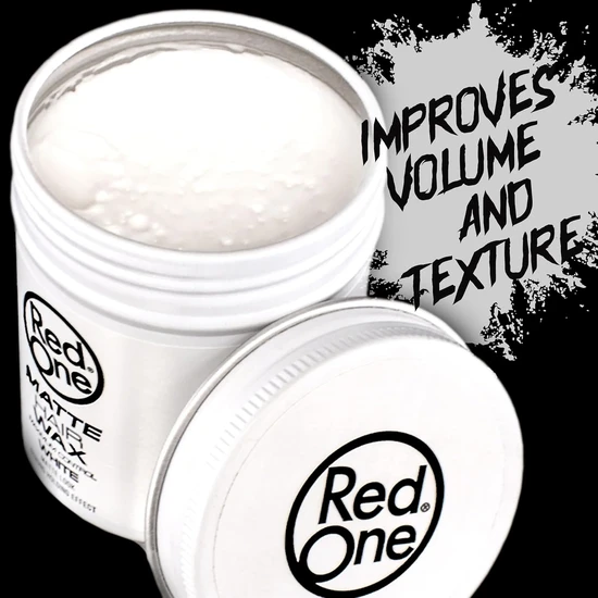 Red One White Matte Hair Wax 100ml