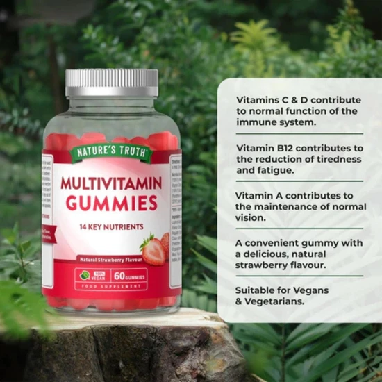 Nature's Truth Multivitamin Strawberry Gummies 60 Gummies