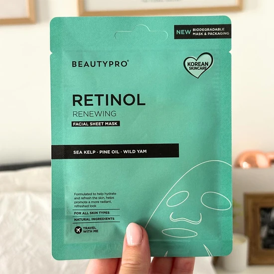 BeautyPro RETINOL Anti-Ageing Sheet Mask x1