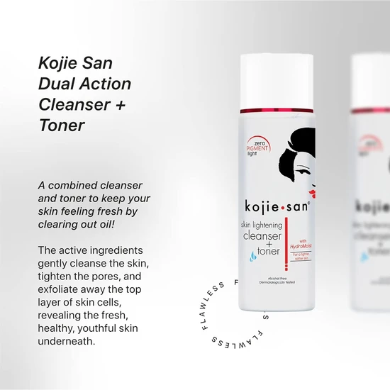 Kojie San Cleanser Plus Toner With Hydromoist 100ml