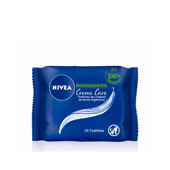 Nivea Creme Care 3-in-1 Facial Cleansing Wipes 25 Wipes