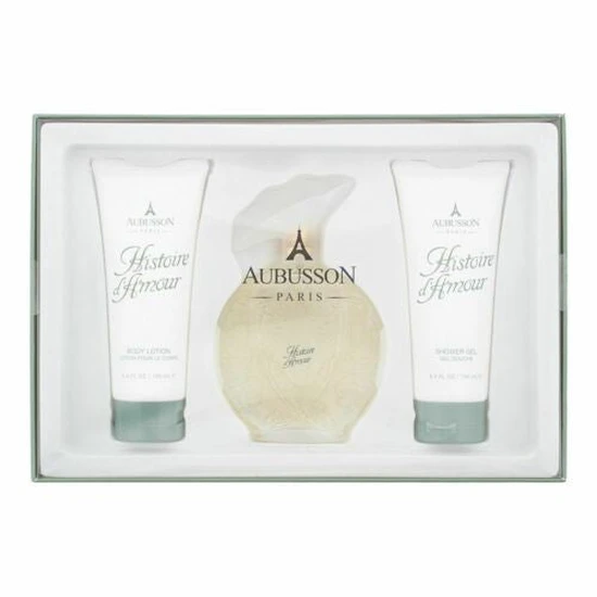 Parfums Aubusson Historie d'Amour Gift Set 100ml Eau De Parfum + 100ml Body Lotion + 100ml Shower Gel
