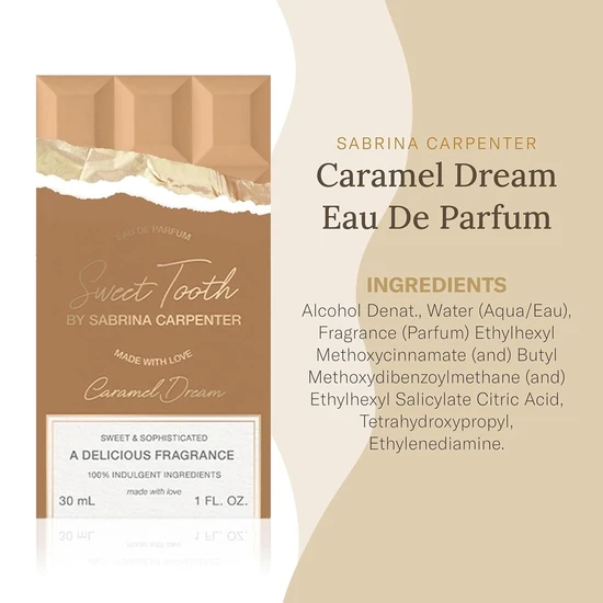 Sabrina Carpenter Sweet Tooth Caramel Dream Eau De Parfum 30ml