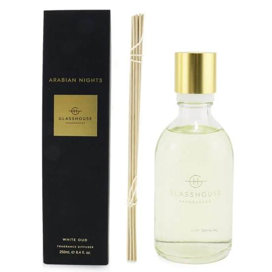 Glasshouse Fragrances Diffuser Arabian Nights White Oud 250ml