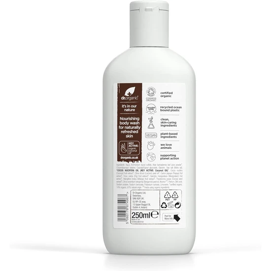 Dr. Organic Organic Coconut Oil Body Wash 250ml