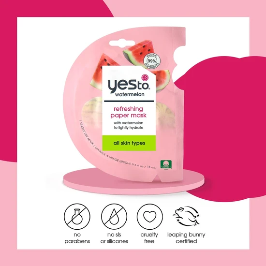 Yes To Watermelon Super Fresh Paper Mask 18ml
