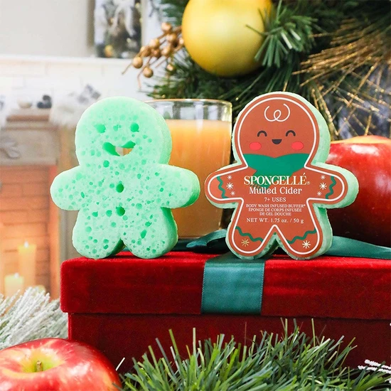 Spongelle Mulled Cider Body Wash Infused Buffer 50g