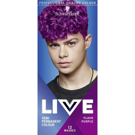 Schwarzkopf Live Semi-Permanent Colour Flash Purple