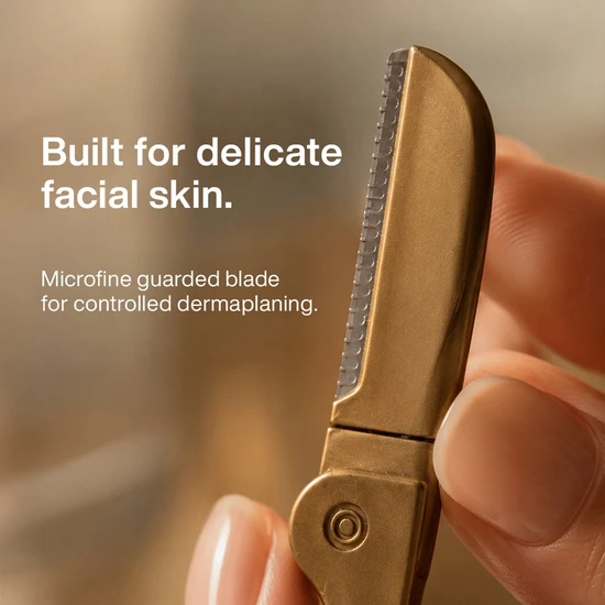 Hollywood Browzer The Dermaplaning Starter Kit Classic Gold