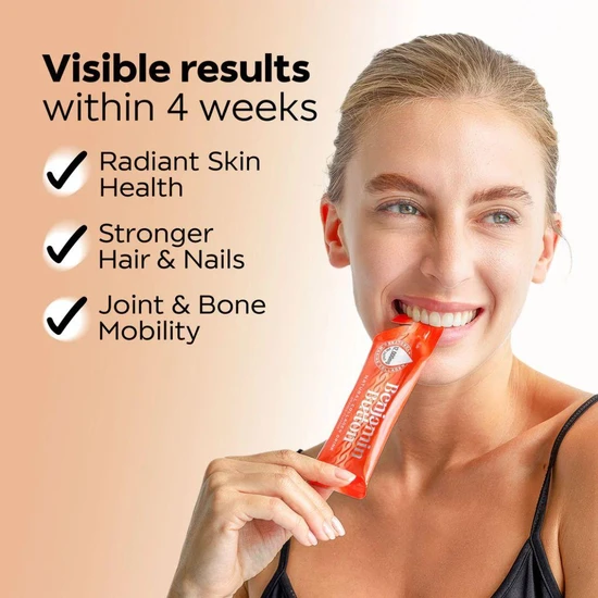 Benjamin Button Marine Collagen Orange Liquid Sachets 14 Sachets