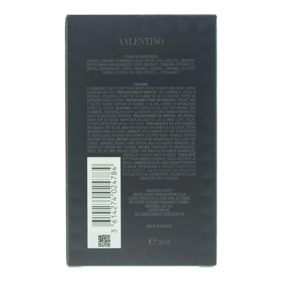 Valentino Uomo Born In Roma Green Stravaganza Eau De Toilette 50ml
